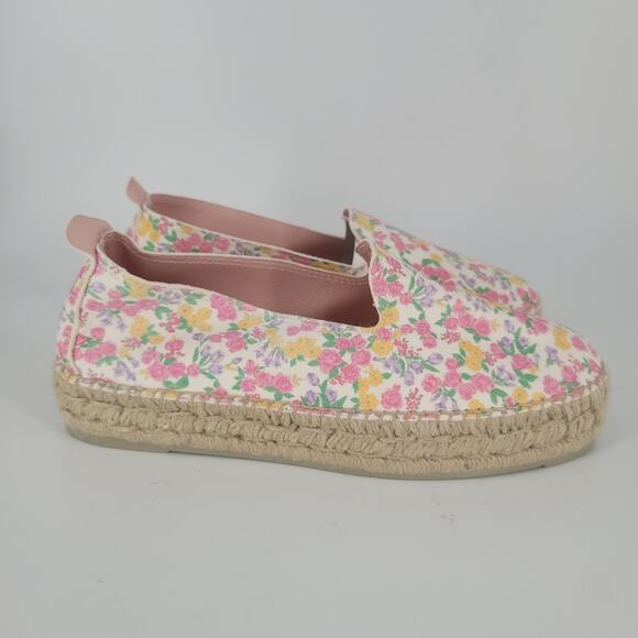 Loveshackfancy X Manebi Fruity Punch Slipper Platform Espadrilles 9 - Picture 9 of 14